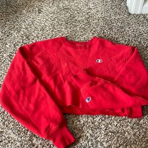 Champion reverse weave crop sweatshirt